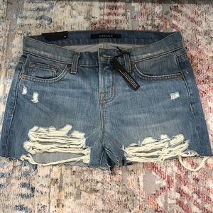 NWT JBRAND NASH SLOUCHY BOY FIT SHORTS - 24